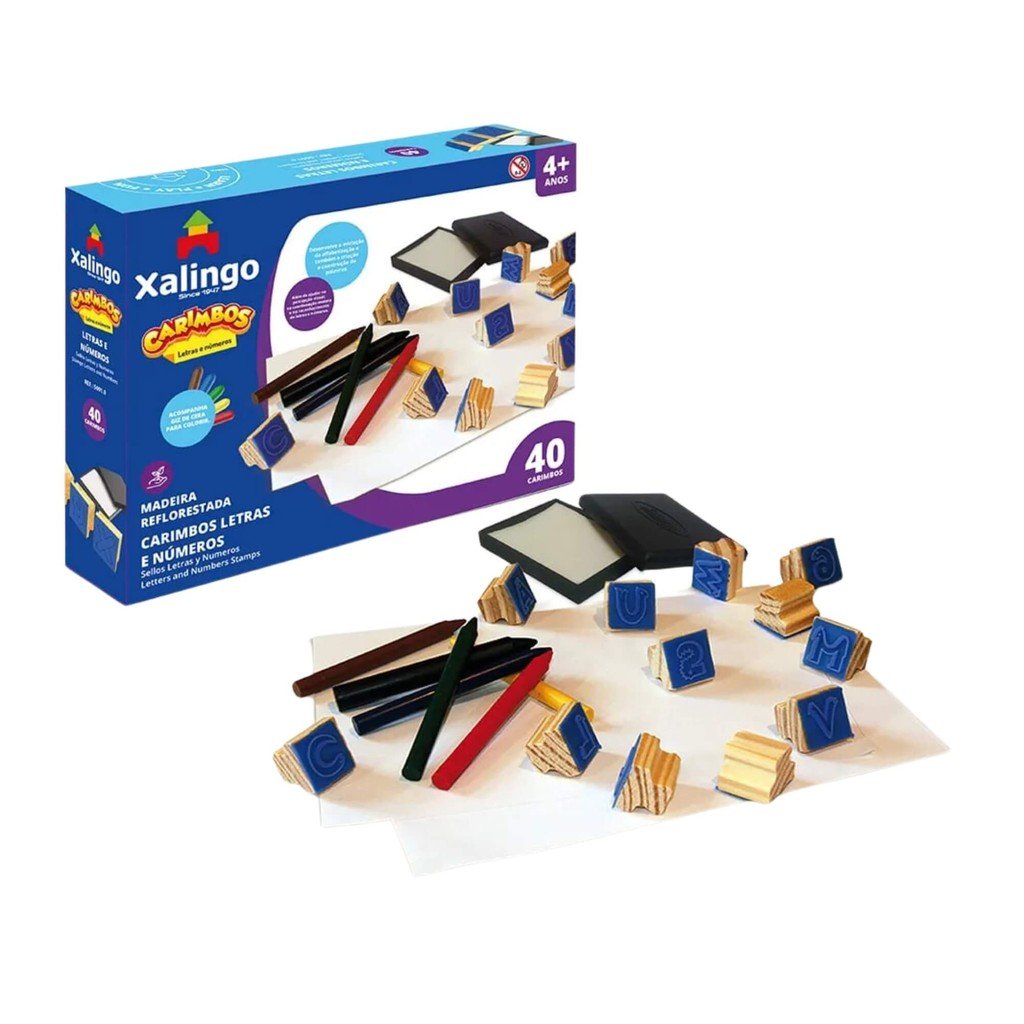 Carimbos Educativos Xalingo: Aprender Brincando!