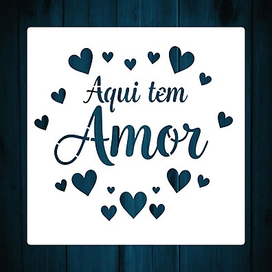Stencil Amor: Decore com Carinho!