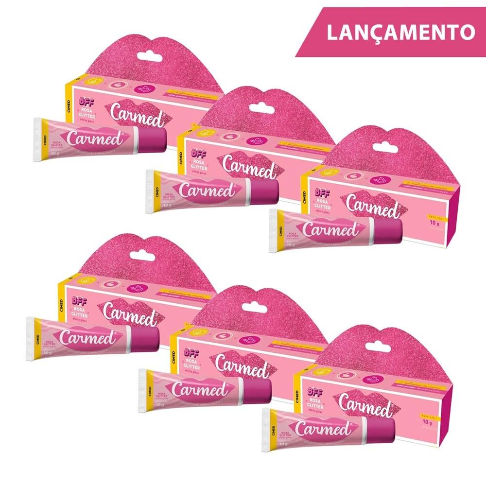 Carmed BFF Rosa Glitter: Lábios Hidratados e Radiantes!