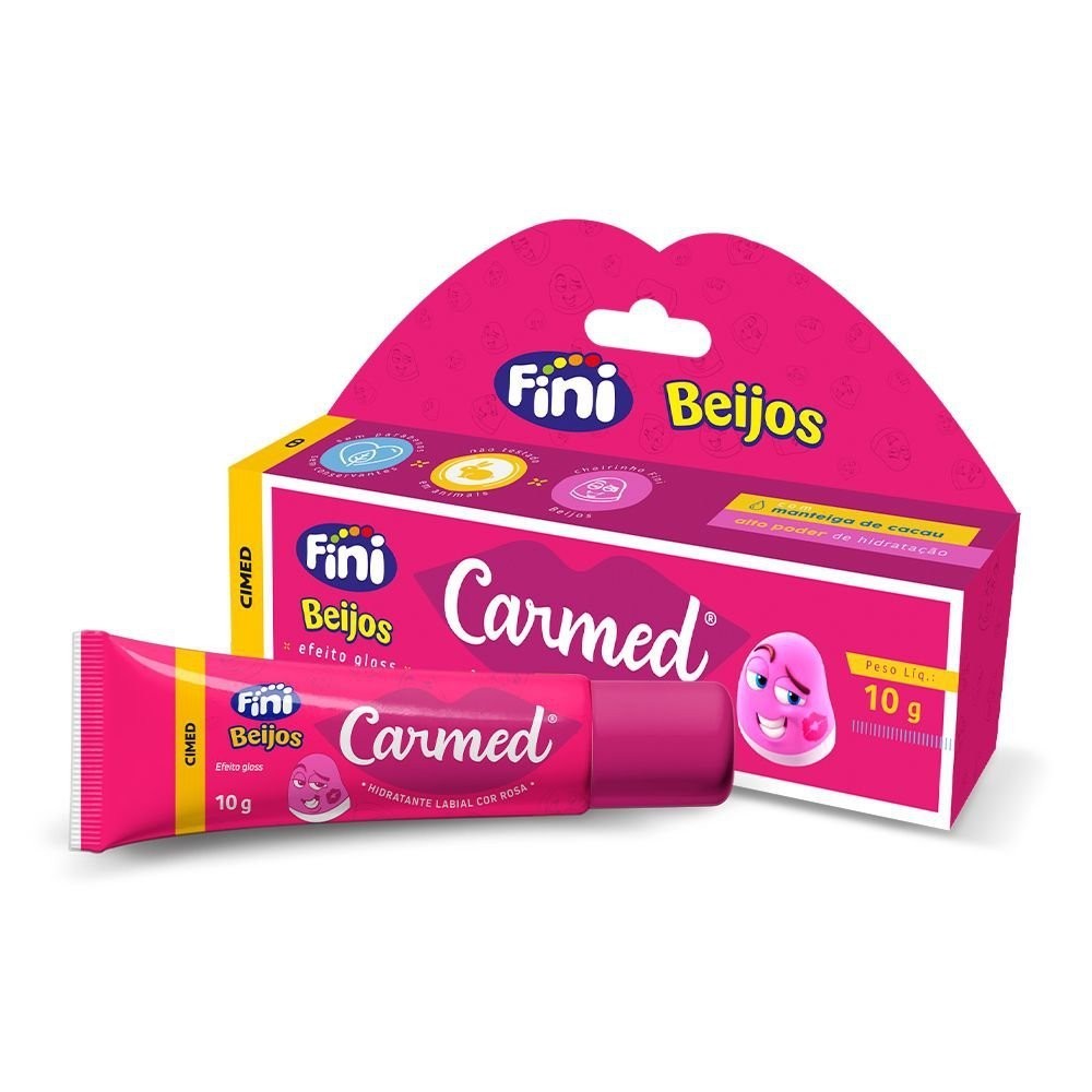 Carmed Fini Beijos: Hidratante Labial com Cor e Gloss!