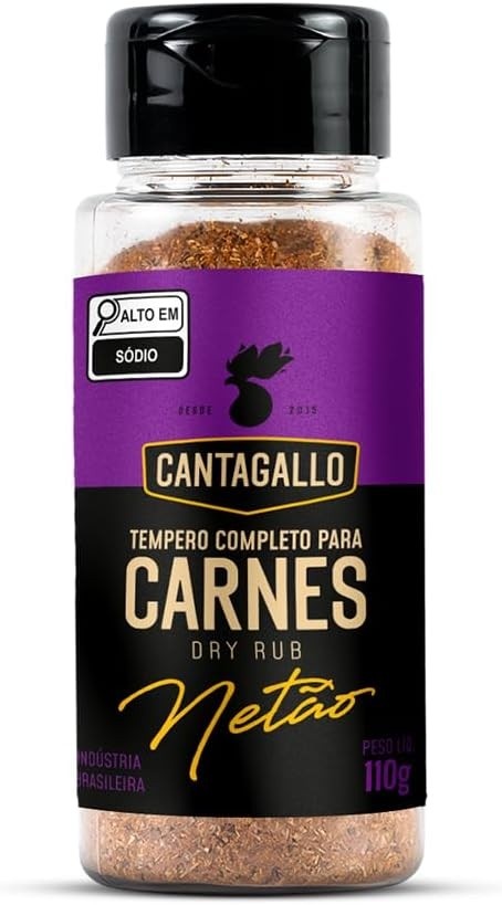 Tempero Completo Para Carnes CantaGallo 110g Pote