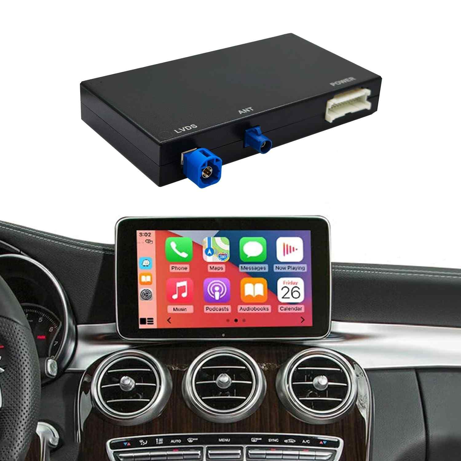 Transforme seu Mercedes Benz NTG5.0: Kit Retrofit CarPlay & Android Auto Sem Fio