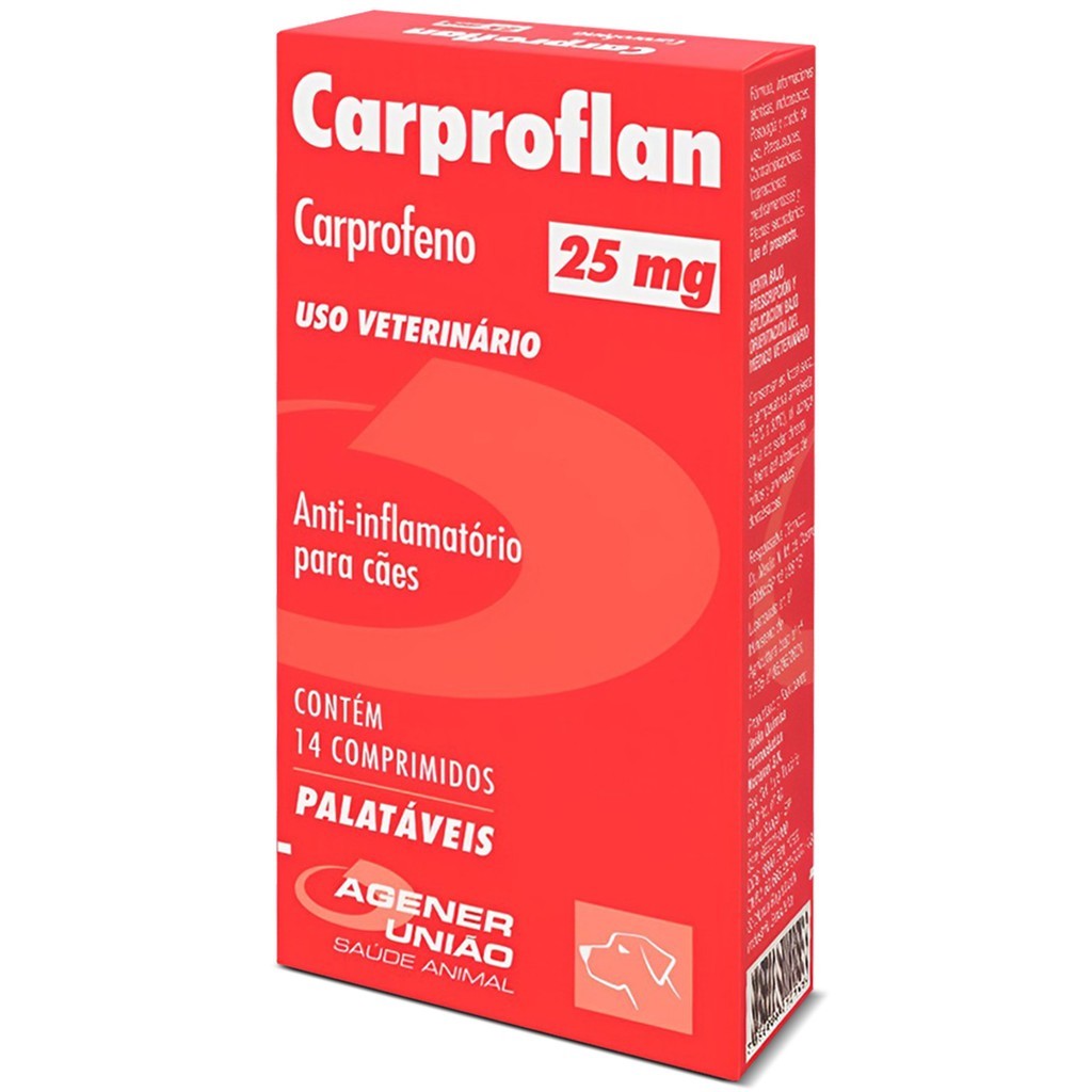 Carproflan 25mg: Alívio da Dor Para Seu Cão