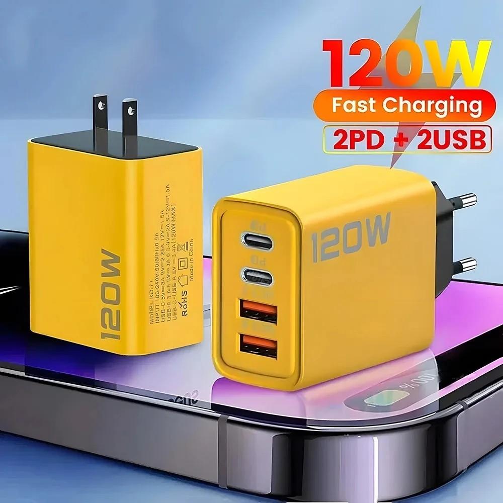 Carregador 120W USB-C: Turbo para Seus Dispositivos!