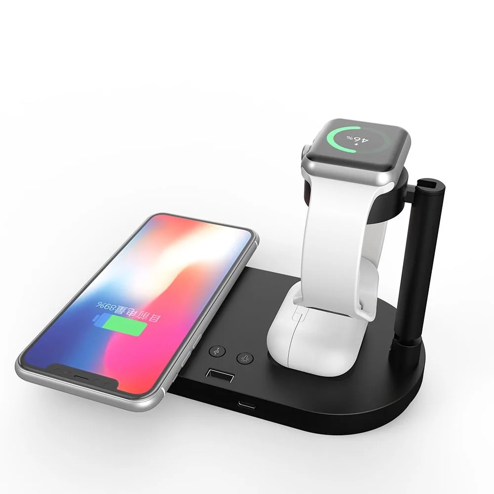 Carregador 3 em 1 15W: iPhone, Apple Watch e Fones