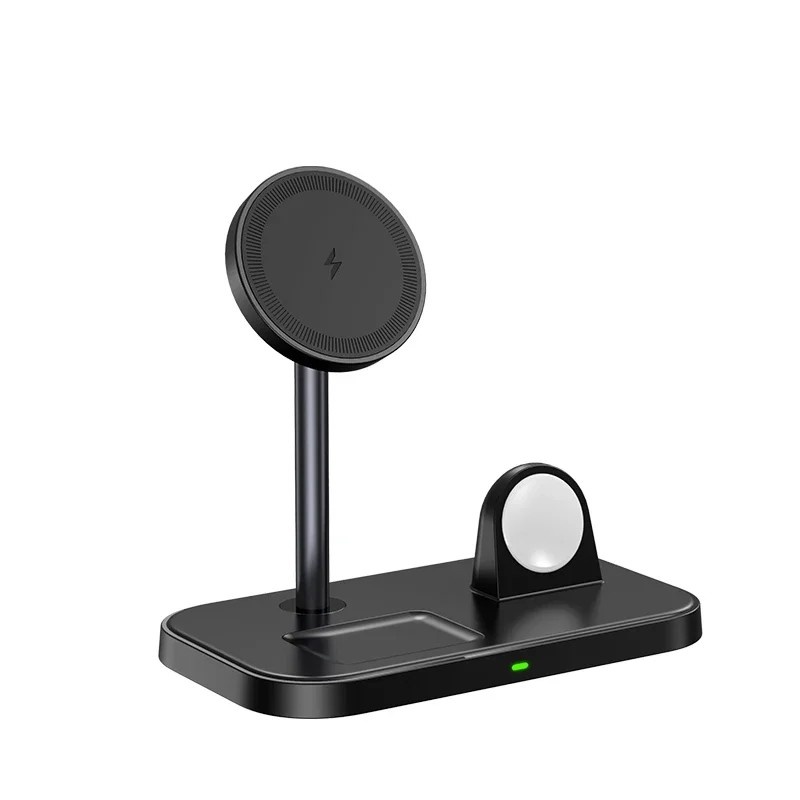 Carregador 3 em 1 Magnético Wireless: iPhone, Apple Watch e AirPods