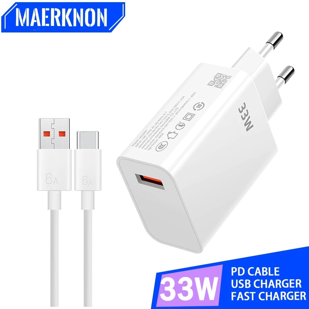 Carregador 33W Turbo: iPhone, Samsung e Mais!