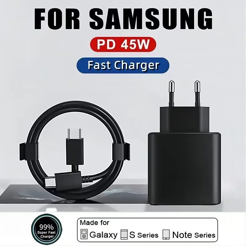 Carregador 45W Samsung: Turbo e Original!