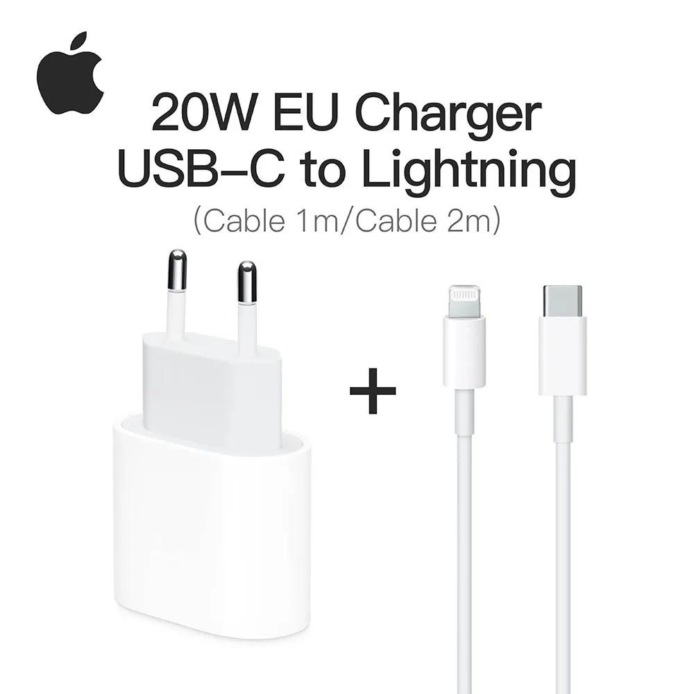 Carregador Apple 20W USB-C: Carga Rápida iPhone & iPad