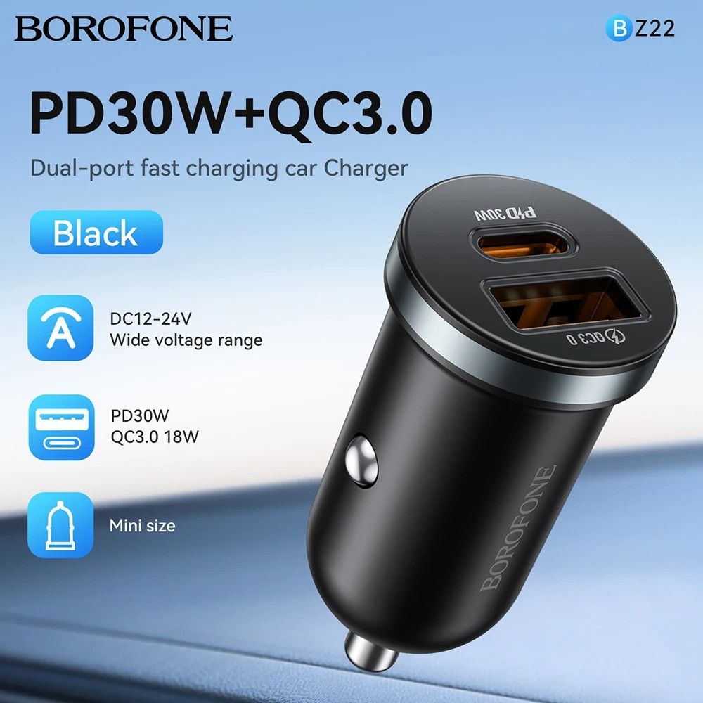 Carregador Automotivo 30W: Carga Rápida para Seu Celular!