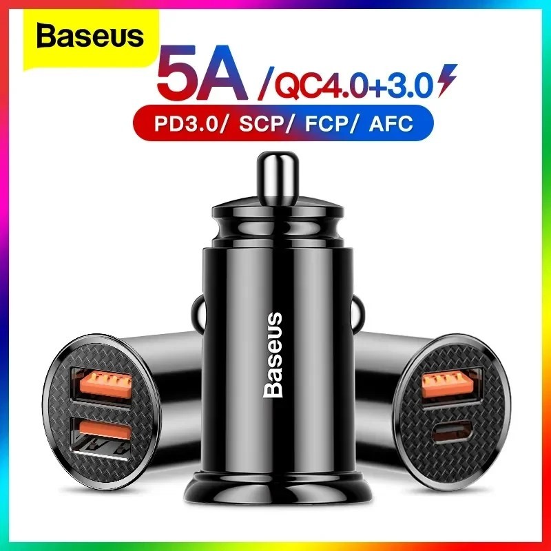 Carregador Automotivo Baseus 30W: Turbo e Seguro!