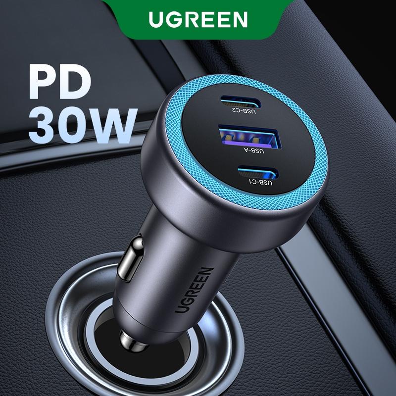 Carregador Carro USB C UGREEN 30W - Carga Rápida