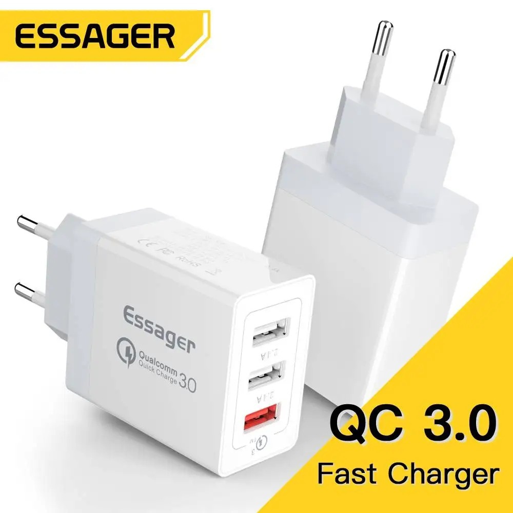 Carregador Essager 30W: Turbo para Seus Dispositivos!