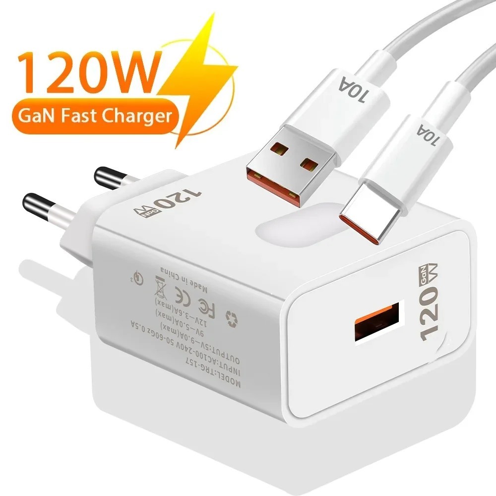 Carregador GaN 120W: Power Up Rápido!