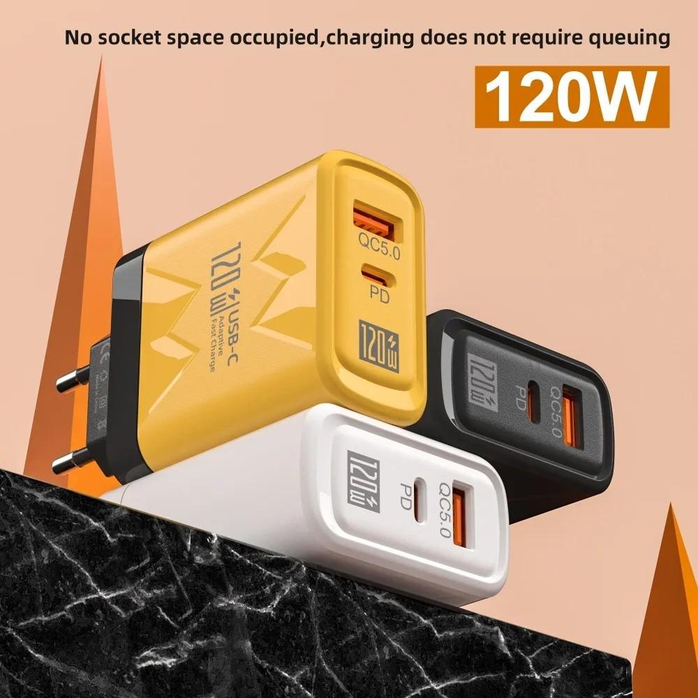 Carregador GaN 120W: Turbo para Seus Dispositivos!