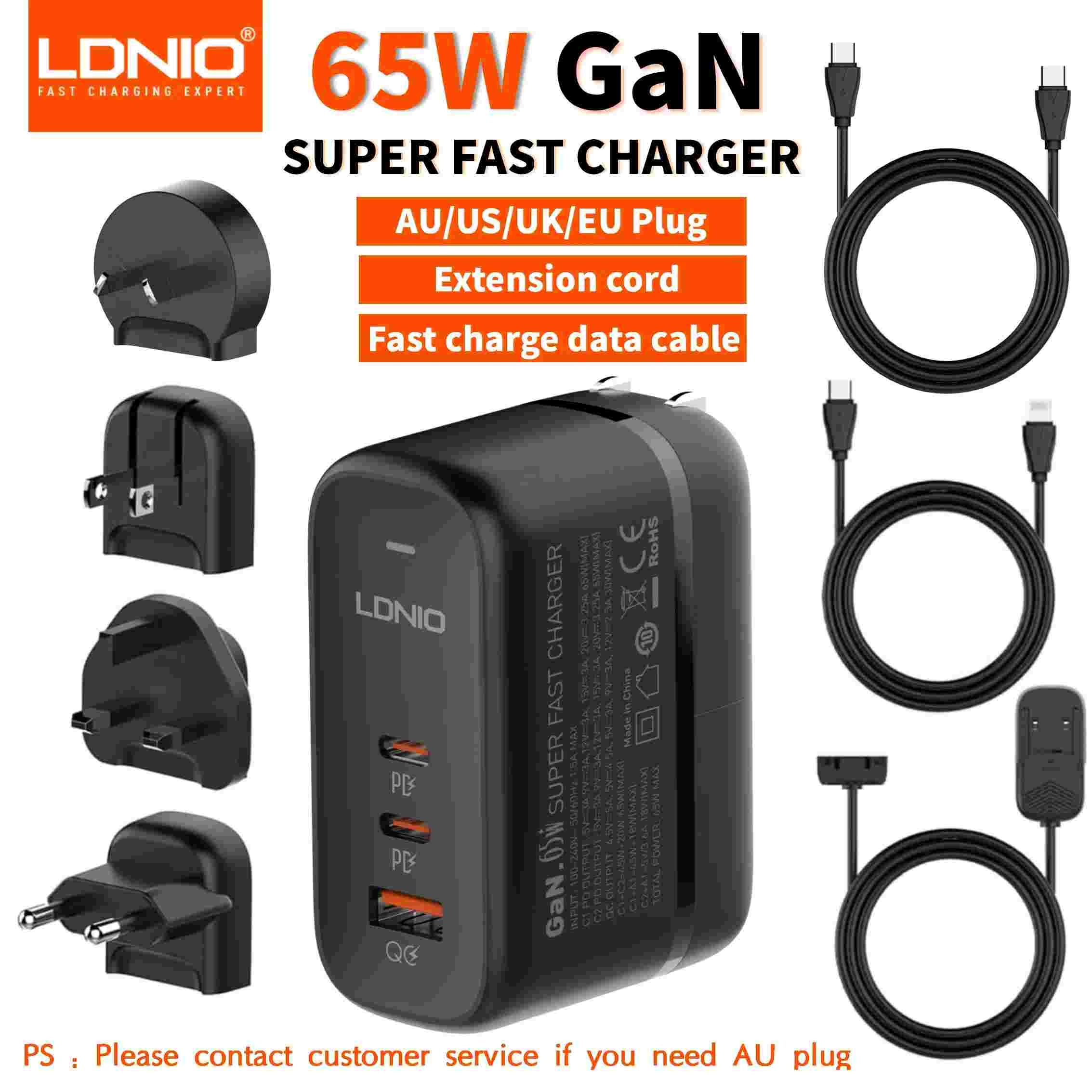 Carregador GaN 65W LDNIO: Power Up Rápido!