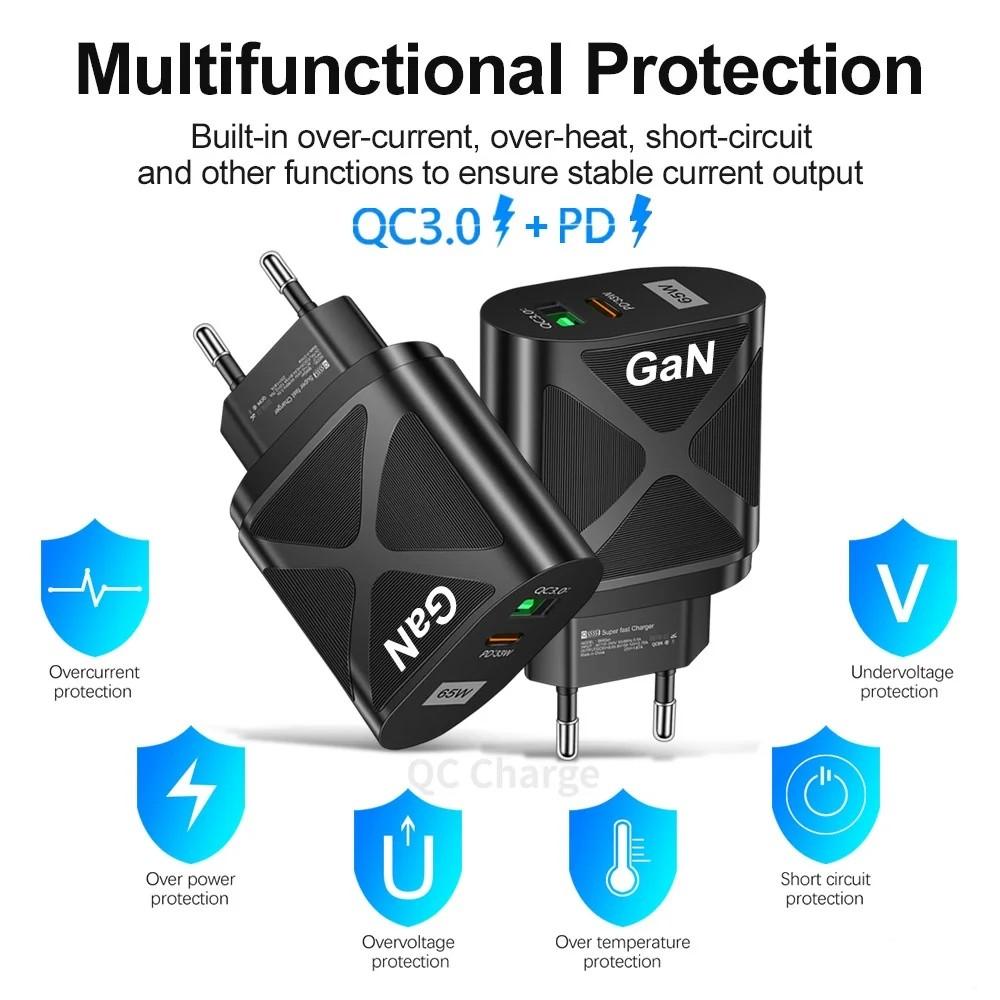 Carregador GaN 65W: Turbo Seu Dispositivo!