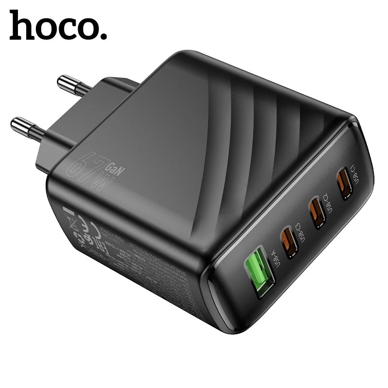 Carregador HOCO 67W: Power Up Rápido!