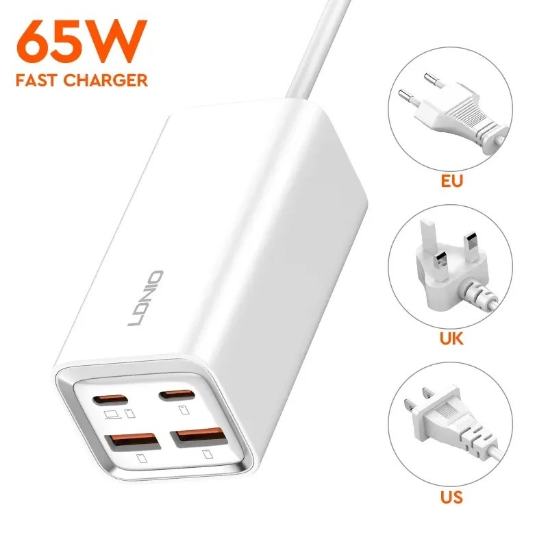 Carregador LDNIO 65W: Power Up Rápido!