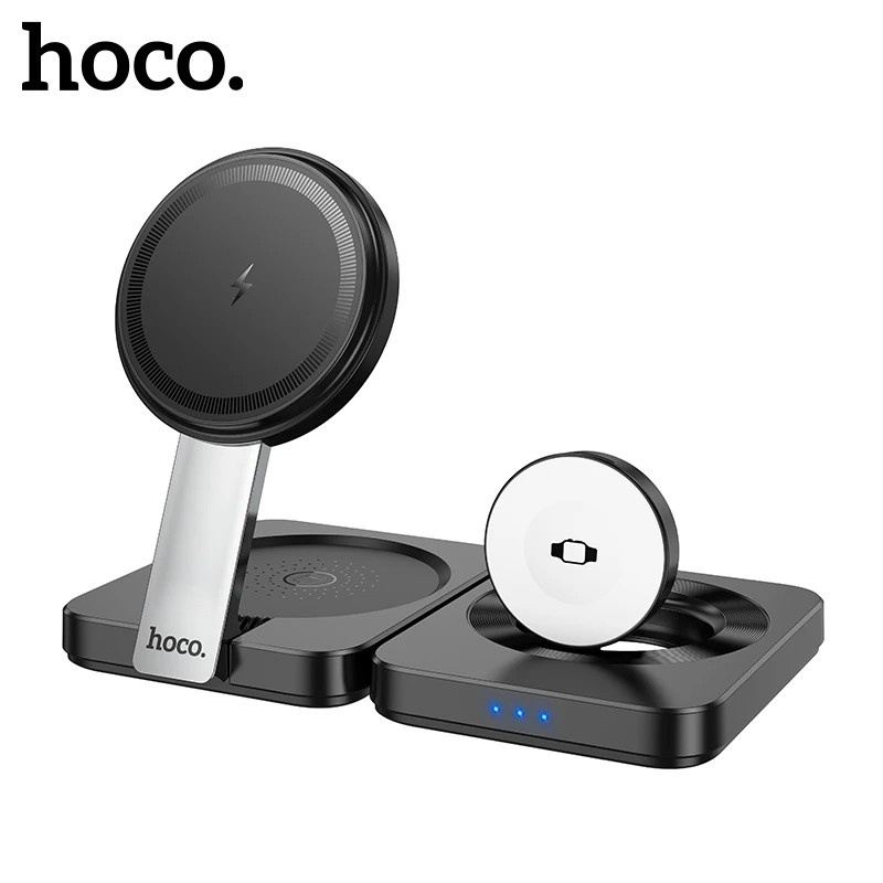 Carregador Magnético Dobrável HOCO: 3 em 1!