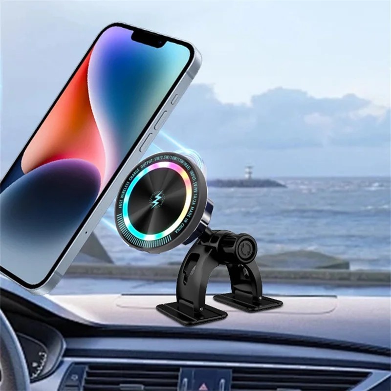 Carregador Magnético Wireless para Carro: Magsafe 15W