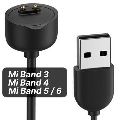 Carregador Mi Band: 3, 4, 5, 6, 7, 8 ⚡