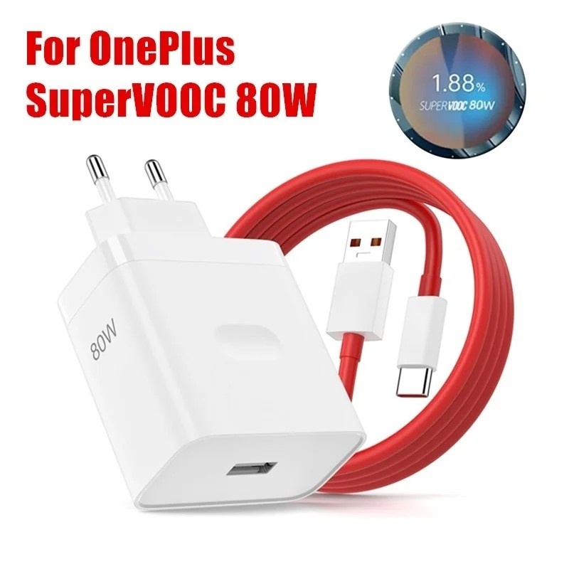 Carregador OnePlus 80W SuperVOOC: Turbo Seu Celular!