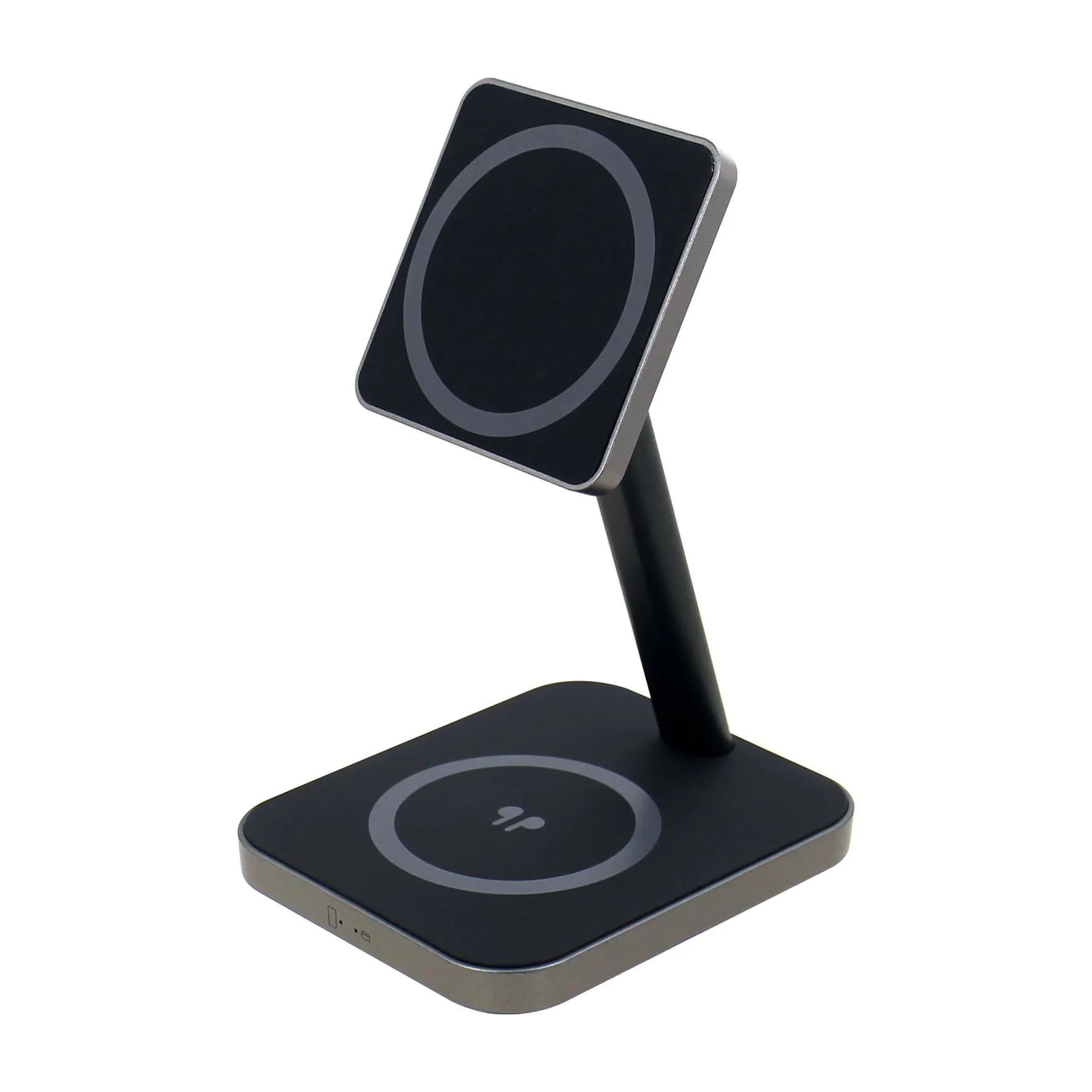 Carregador Qi 15W: Base Magnética para Celular e Apple Watch