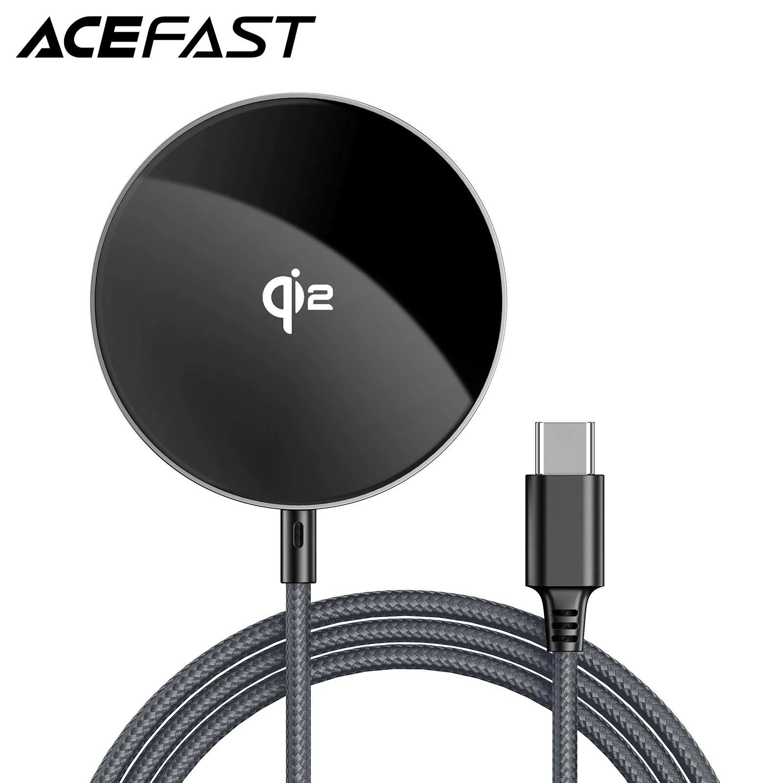 Carregador Qi2 ACEFAST 15W: Power Magnético para iPhone