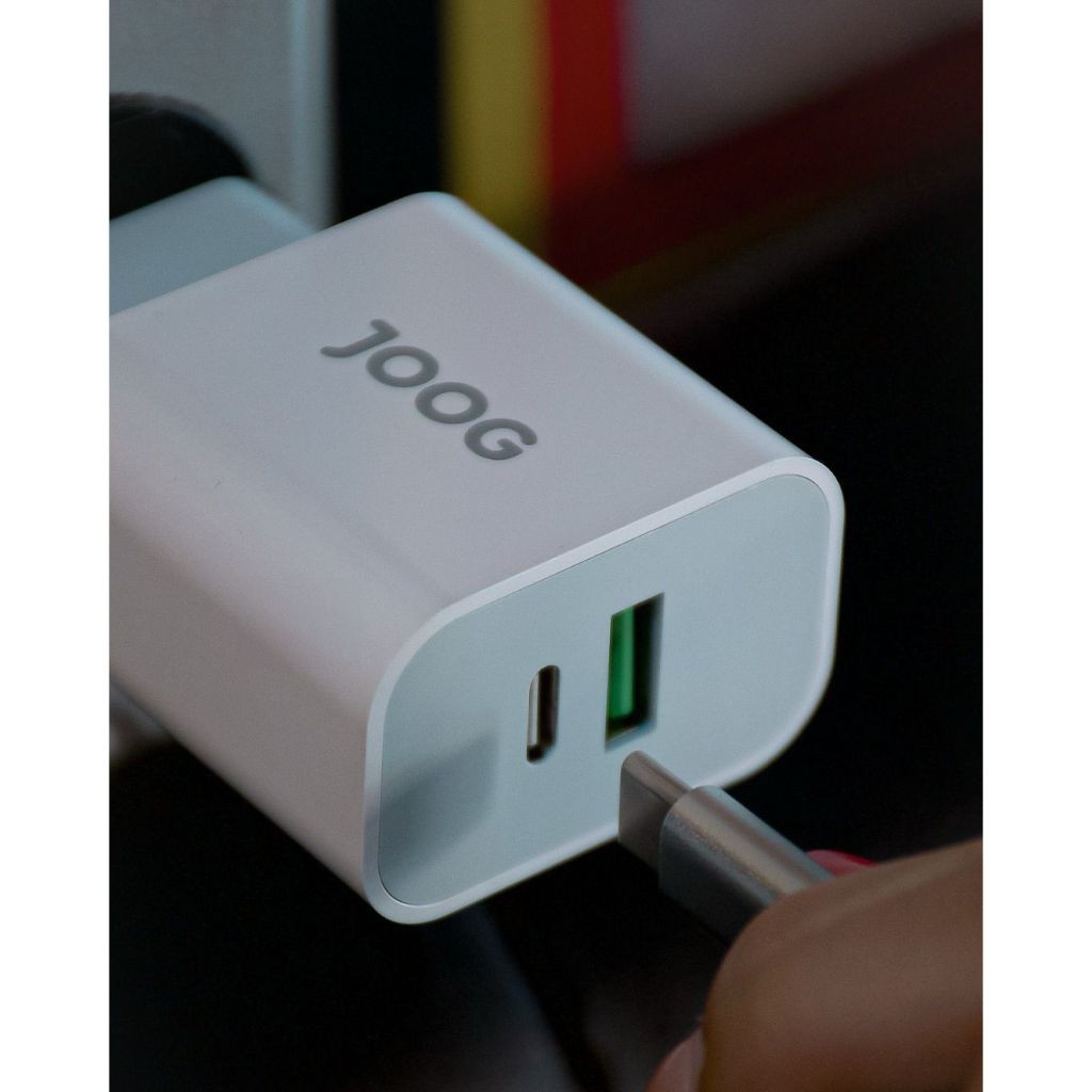 Carregador Rápido 30W Joog: Carregue 2 Celulares!