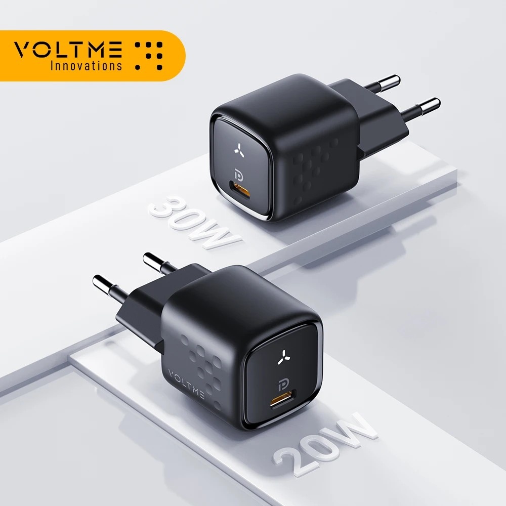 Carregador Rápido 30W VOLTME: Power Delivery e Quick Charge