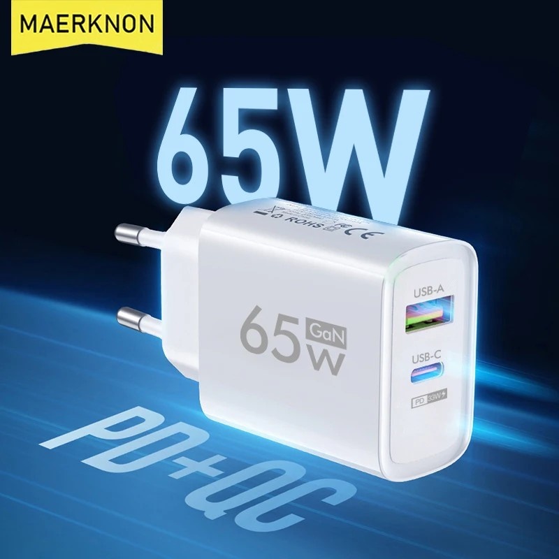 Carregador Rápido 65W USB-C: Power Delivery para Seus Dispositivos