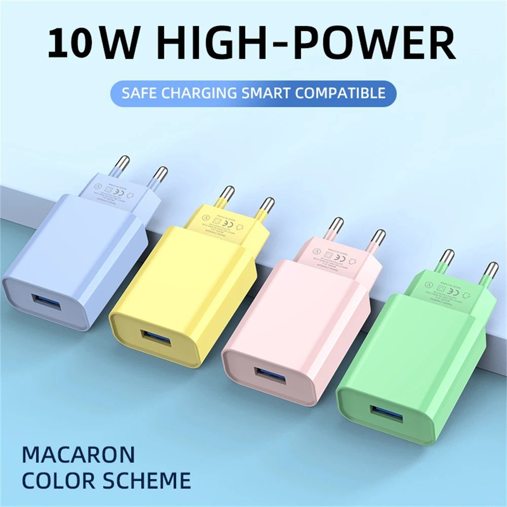 Carregador Rápido USB 10W: Compacto e Versátil