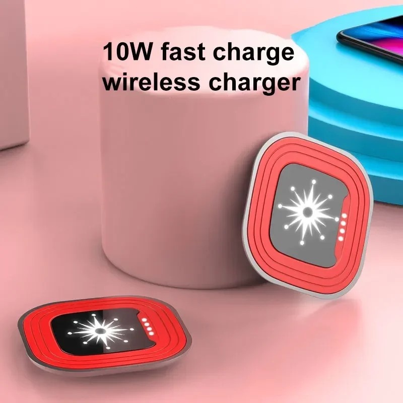 Carregador Sem Fio Rápido 10W: iPhone, Samsung e Mais!
