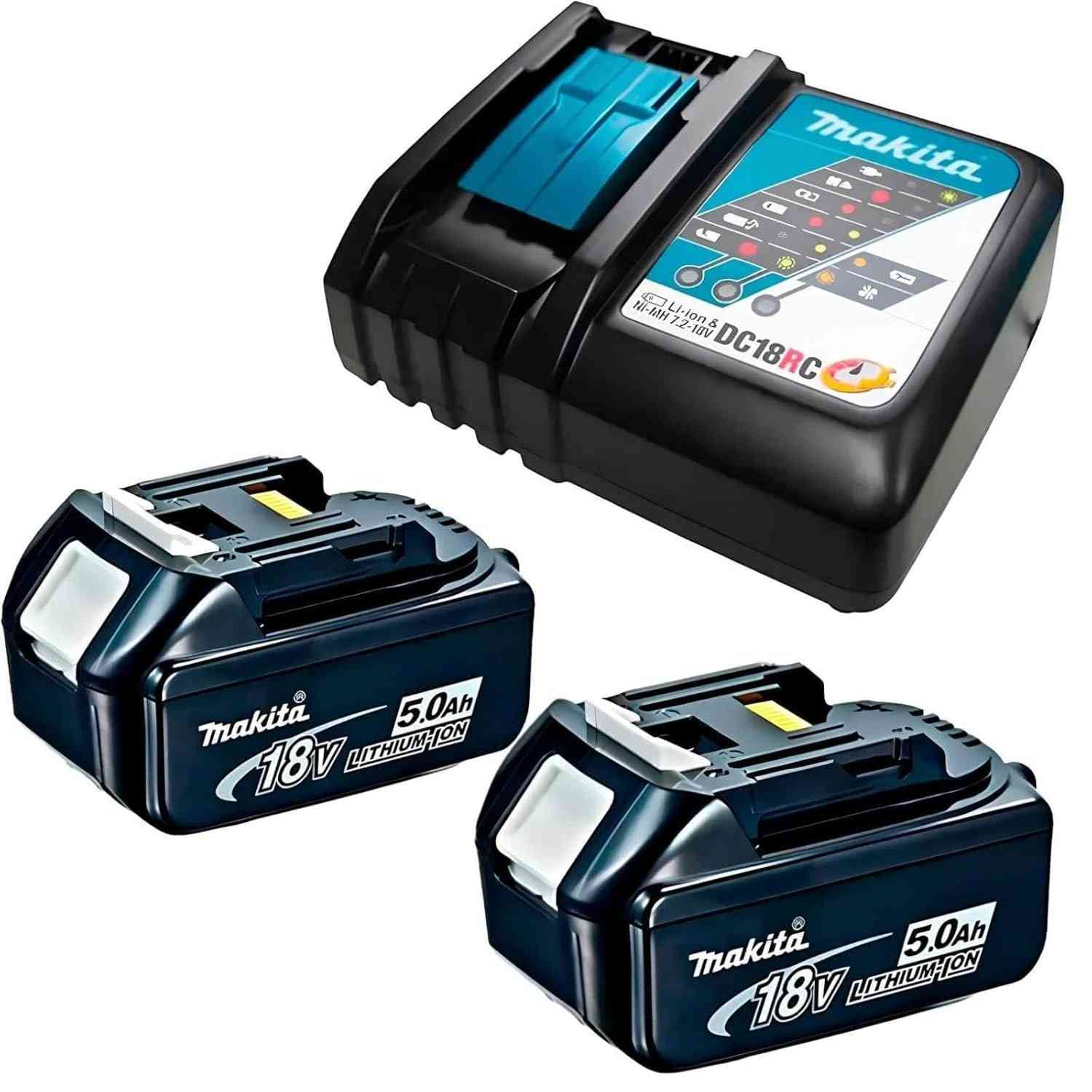 Kit 2 Baterias BL1850B + Carregador DC18SD + Maleta Makita: Potência e Praticidade para Seus Projetos