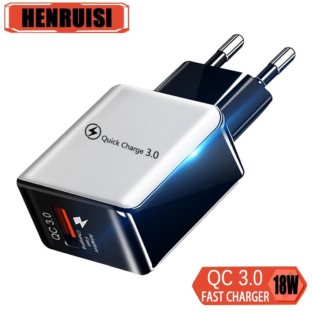 Carregador Turbo 18W: Carga Rápida para Seu Celular!