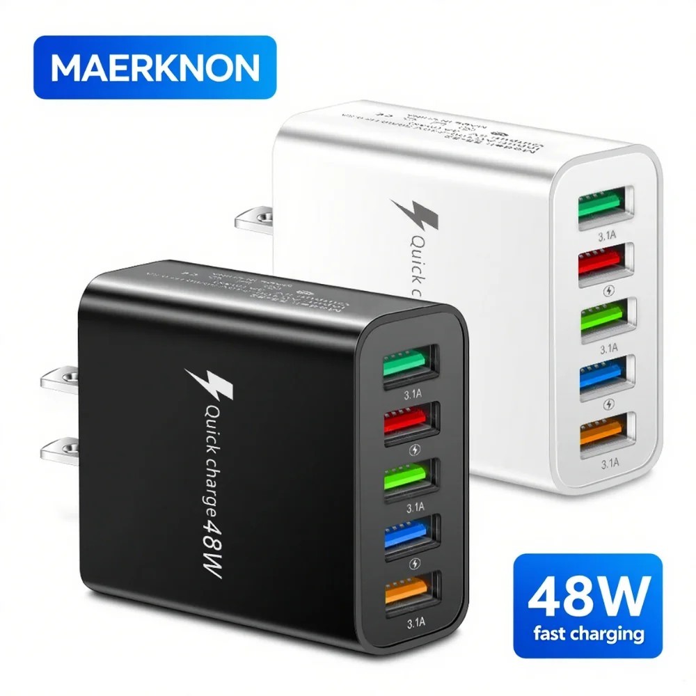 Carregador Turbo Multiportas: iPhone, Xiaomi e Mais!