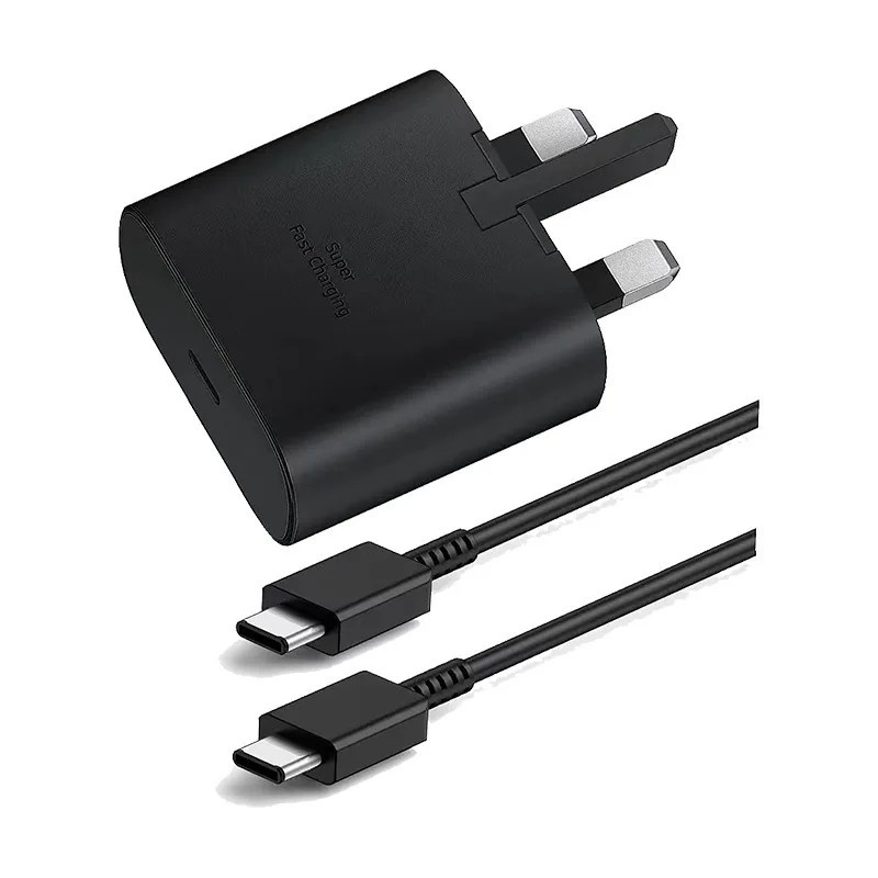 Carregador Turbo USB-C 25W: Samsung S23/S24/S25