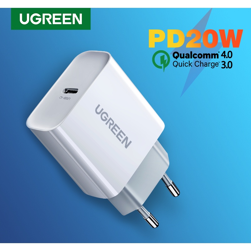 Carregador Ugreen USB-C: Carga Rápida iPhone & Mais!