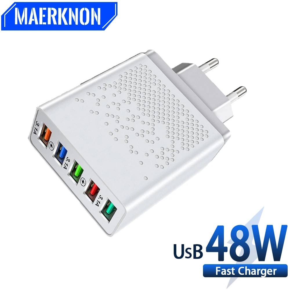 Carregador USB 48W: Carga Rápida para Seus Dispositivos