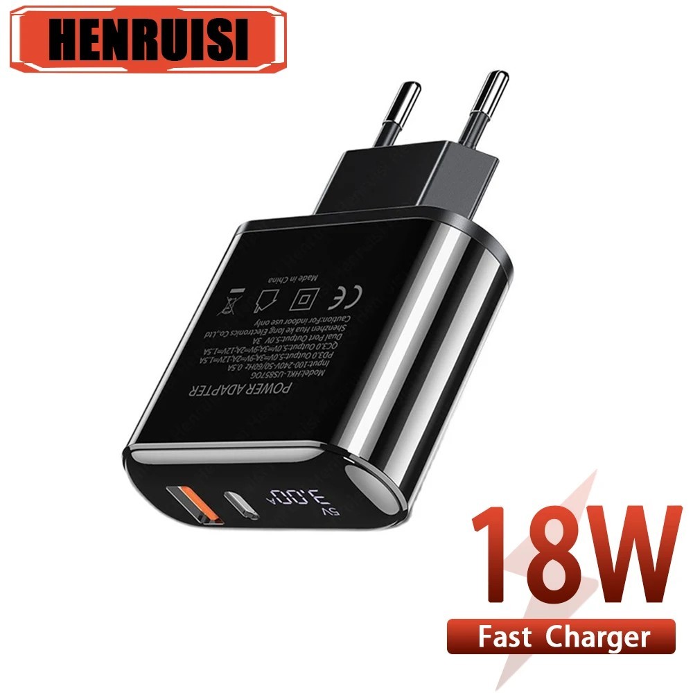 Carregador USB-C 18W: Power Delivery Rápido!
