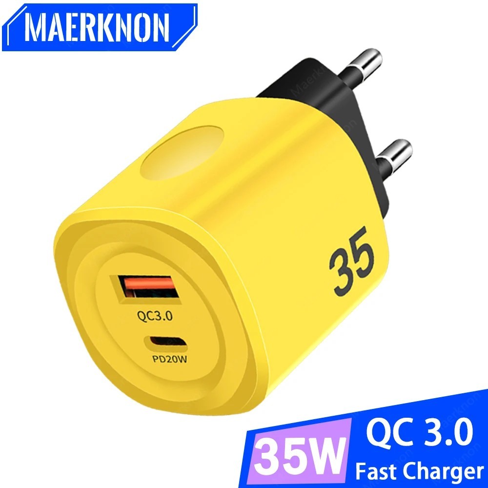 Carregador USB-C 35W: Carga Rápida para Seu Celular