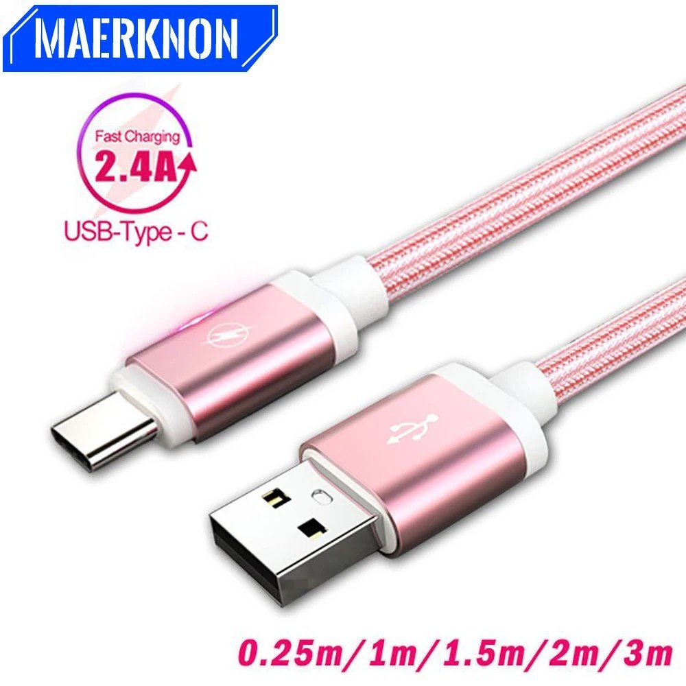 Carregador USB-C Rápido: 1m/2m para Seu Celular