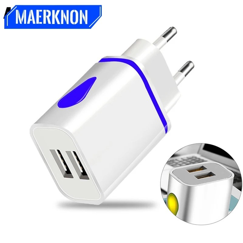 Carregador USB Duplo 2.1A: Rápido e Seguro!