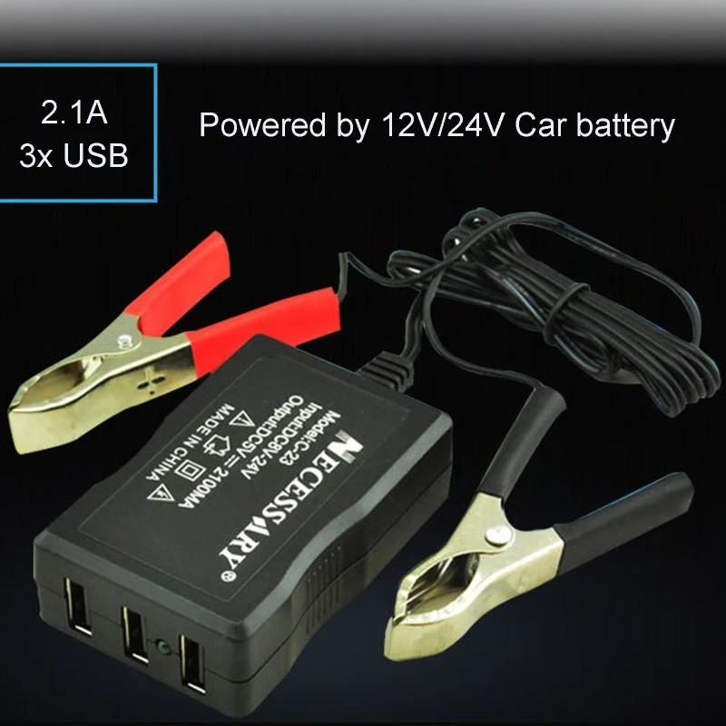 Carregador USB Rápido QC3.0: 3 Portas para Celular