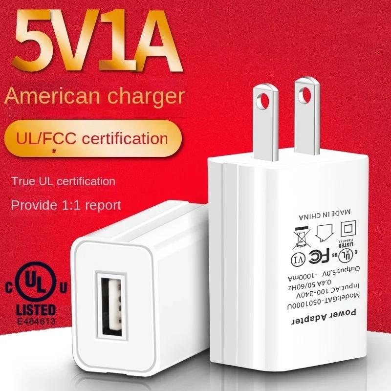Carregador USB Viagem EUA/Canadá 5V 2A