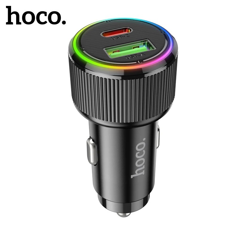 Carregador Veicular HOCO NZ14A: Power Up Rápido!