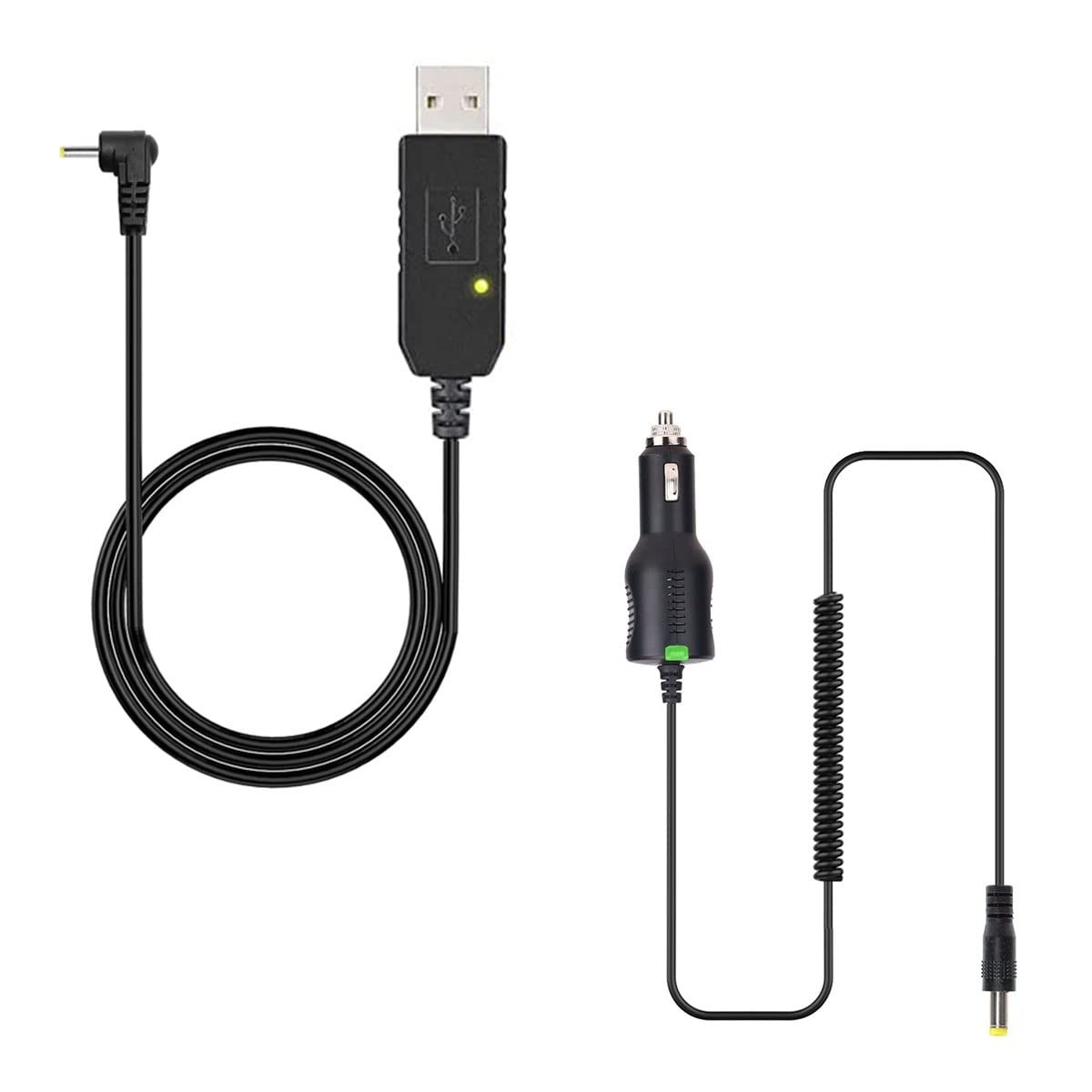 Carregador Baofeng USB e Veicular 2.5mm para Baterias BL-5L, BL-8 (3800mAh) - UV-5R, UV-82, AR-152