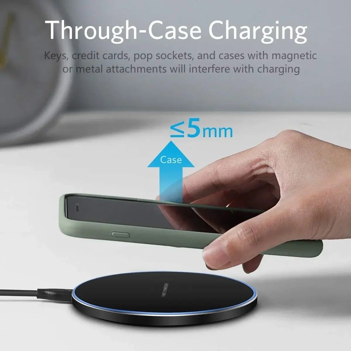 Carregador Wireless 100W: Carga Rápida e Segura