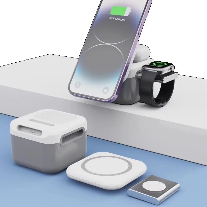 Carregador Wireless 3 em 1: Turbine seus Dispositivos!
